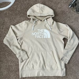 Cream North Face Hoodie